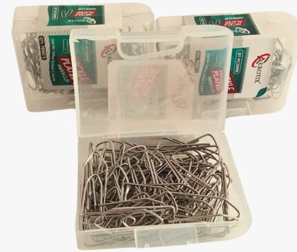 Nickel Plated Paper Clips 30mm 70pcs Box Copy